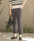 J.PRESS LADIES L 【セットアップ対応・洗える】RELAXIONツイル テーパード パンツ