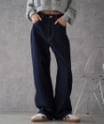 WEGO 【新色追加/美脚/XSSMLサイズ展開】ストレートデニムパンツ