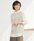 J.PRESS LADIES L 【洗える】 リネンコットン ニットベスト
