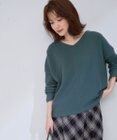 ANY 【洗濯機可能】Vネックニットソー