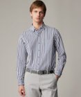 JOSEPH ABBOUD 【キングサイズ・ストレッチ・イージーケア】ジャージーストライプシャツ