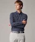JOSEPH ABBOUD 【キングサイズ・ストレッチ・イージーケア】ジャージーストライプシャツ