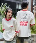 WEGO 【ユニセックス着用ITEM/MLサイズ展開】別注PEANUTSプリントT（SS）