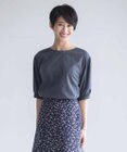 J.PRESS LADIES L 【WEB限定カラーあり・洗える】ラミーポプリン ボリュームスリーブ ブラウス