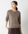 J.PRESS LADIES 【洗える】KNIT BASIC ミディ丈 カーディガン