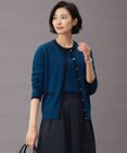 J.PRESS LADIES 【洗える】トリムツイン ニット