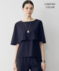 ICB L 【WEB限定カラーあり】マットスキューバ ケープデザインカットソー