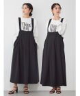 AMERICAN HOLIC 丈違いフロントタックジャンバースカート