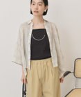 AMERICAN HOLIC シアーチェックショート丈シャツ