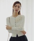 TOCCA 【宮本茉由さん着用】GLOW CORSAGE KNIT ニットカーディガン