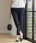J.PRESS LADIES 【洗える】トロストレッチ テーパード パンツ