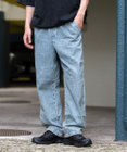 WEGO 【ウエストゴム/SMLサイズ展開】デニムイージーストレートパンツ2
