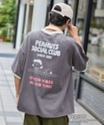 WEGO 【ユニセックス着用ITEM/MLサイズ展開】別注PEANUTSプリントT（SS）