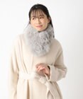 MOONBAT 【WEB限定】FURLA ベルト付きリッチフェイクファーマフラー