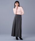 uncrave マット サテン フレアスカート（uncrave STANDARD）