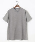 JOSEPH ABBOUD 【キングサイズ・オーガニックコットン使用】JOE COTTONサッカーVネック Tシャツ