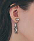 YECCA VECCA パールリーフピアス