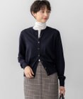 23区 【洗える】サステナブルウール ベーシック カーディガン
