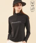 23区GOLF 【WOMEN】【吸水速乾・UVケア】ハーフジップ シャツ