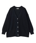 earth music&ecology レーヨンルーズＶネックカーディガン