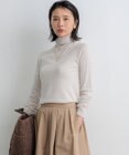 23区 S 【Oggi1月号/CLASSY.11月号掲載】スムージーコットン タートルネック ニット