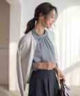 J.PRESS LADIES 【洗える】BASIC HT-COTTON クルーネック カーディガン