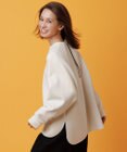 UNFILO 【新色登場/WEB限定】BEAUTY FORM JERSEY バックZIPプルオーバー