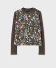 Paul Smith Number Floral プルオーバー コンビ ニット