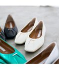 MODE ET JACOMO <MODE ET JACOMO>ソフトレザーフラットパンプス