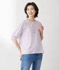 J.PRESS LADIES L 【WEB限定カラーあり・洗える】ラミーポプリン ボリュームスリーブ ブラウス