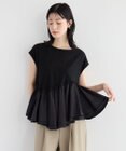 YECCA VECCA アシメペプラムカットソー