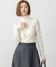 23区 【滝沢眞規子さん着用/WEB限定カラーあり】ウーステッドウール リブタートル ニット