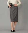 ICB L 【セットアップ対応】ウールストレッチ タイトスカート