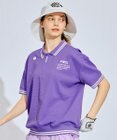 PW CIRCULUS 【WOMEN】ワッフルハーフジップポロ ゴルフウェア レディース