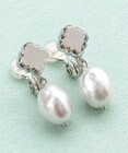 TOCCA SWING PEARL CLOVER EARRINGS イヤリング