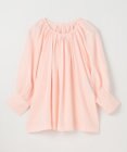 ANY L ヨーロピアンリネンギャザーブラウス