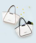 TOCCA 【A4サイズ対応】TRIM RIBBON CANVASTOTE トートバッグ