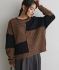 CRAFT STANDARD BOUTIQUE パッチワークニットプルオーバー