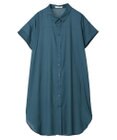 Green Parks ミディ丈半袖シャツワンピース
