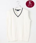 23区GOLF 【MEN/キングサイズ】【洗える】ケーブル柄 ニットベスト