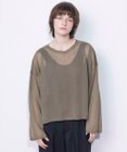 NAVE 【ReNAVE・洗える】シアーニット ロングスリーブ