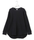 J.PRESS YORK STREET 【WOMEN】サーマルラウンドヘム ロングスリーブTシャツ