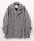 GRACE CONTINENTAL ヘリンボーンピーコート