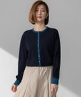 23区 L 【洗える】レーヨンポリエステルストレッチ カーディガン