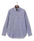 J.PRESS MEN ギンガムネルジャージ シャツ/B.D