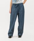 LENO DUNGAREES EASY PANTS《UNISEX》/ ダンガリーイージーパンツ