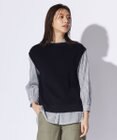 J.PRESS LADIES L 【洗える】GIMA COTTON ニット ベスト