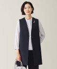 J.PRESS LADIES L 【WEB限定カラーあり・洗える】セラテリーダブルクロス ジレ