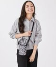 LeSportsac MINI PHONE CROSSBODY/ニュートラルレオパード