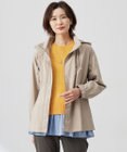 J.PRESS LADIES S 【撥水・洗える】Artirosa テントライン ショート丈 コート